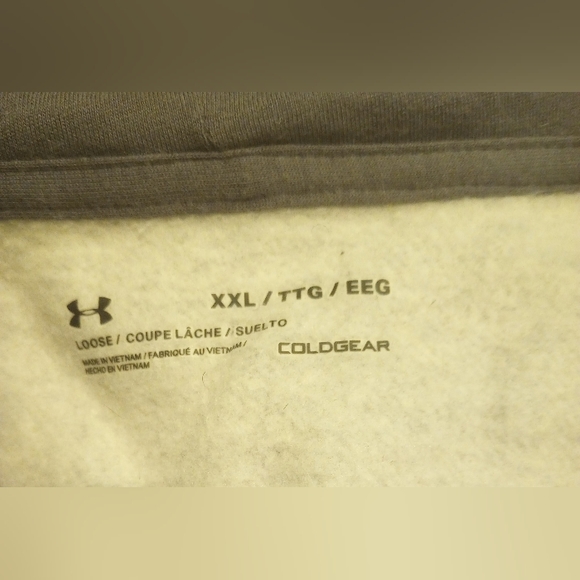 Under armor rival fleece full zip hoodie Gray XXL - Picture 3 of 3